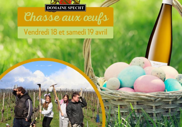 Chasse aux oeufs de Pâques au Domaine Specht ! 