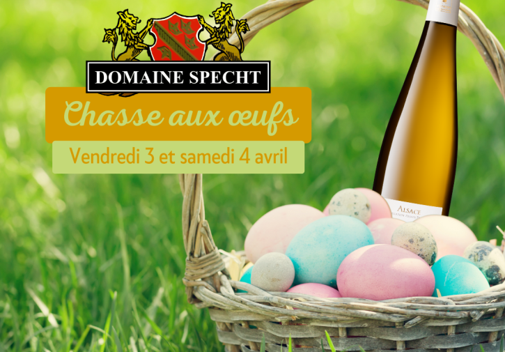 Chasse aux oeufs de Pâques au Domaine Specht ! 